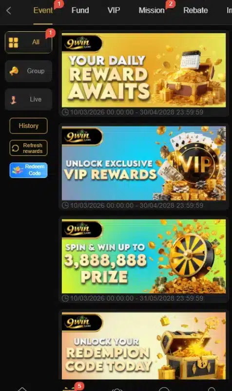 9Win-bonus