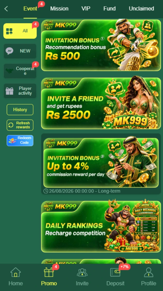 MK999 Game APK Latest bonus offers