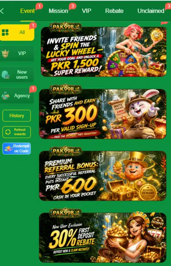 Pak998-Game-bonuses