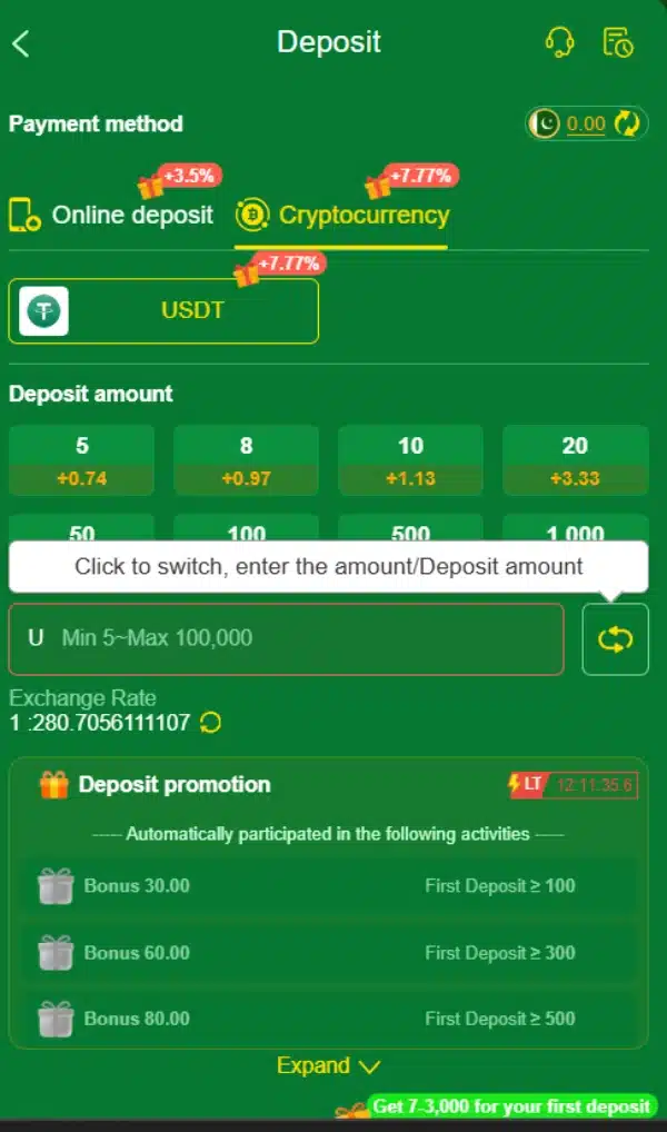 Pak998-deposit-options