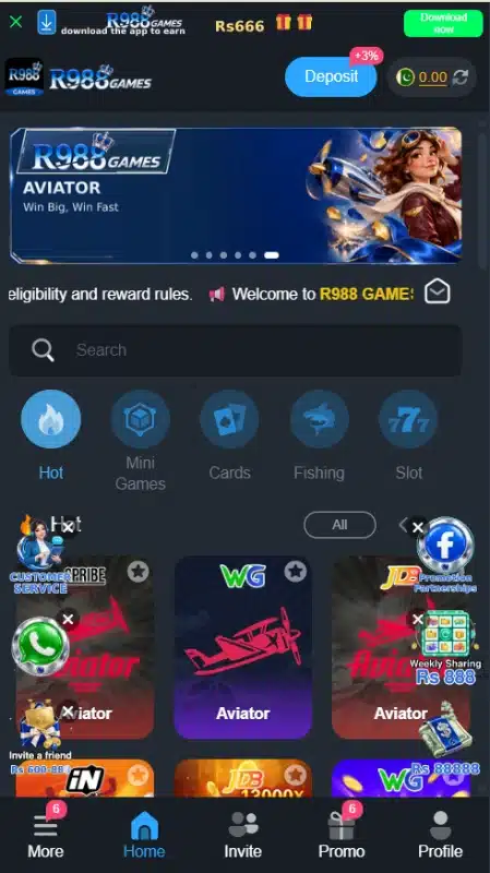 R988-Game-features