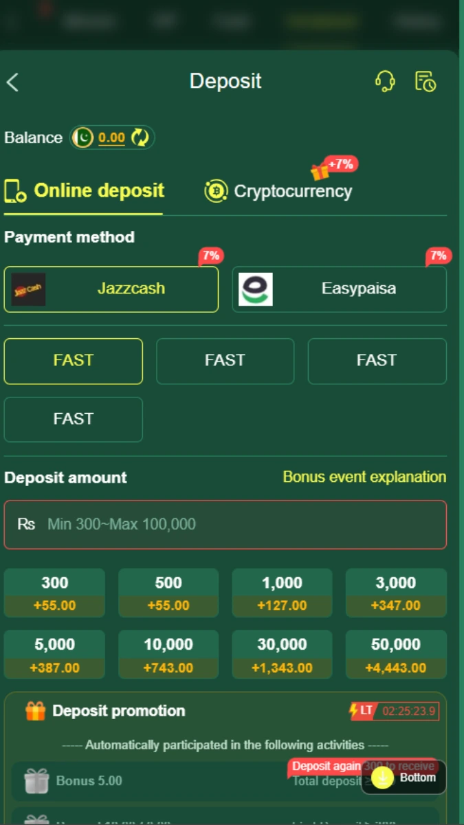 MK999 Game APK Latest Version 2026 deposit options