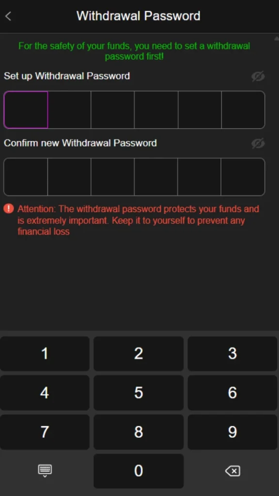 xf777-withdrawal-password