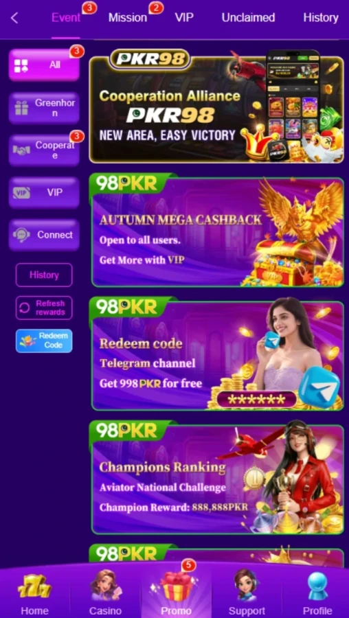 98PKR Game APK: Understand Bonuses Before You Start screenshot 2