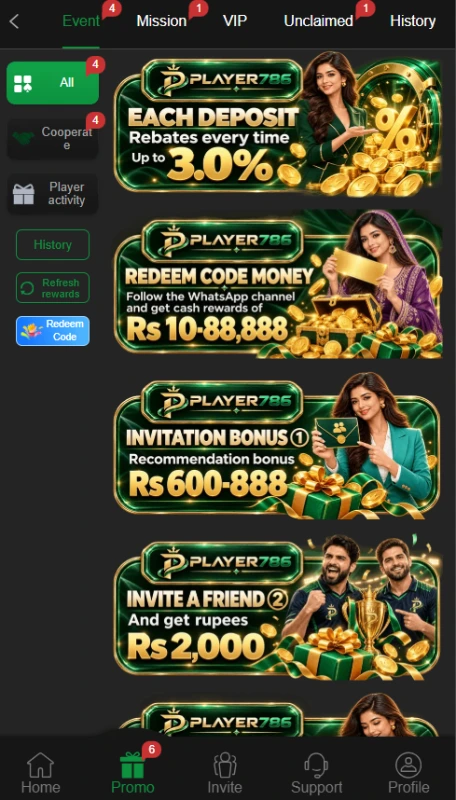 PLAYER786-Rewards
