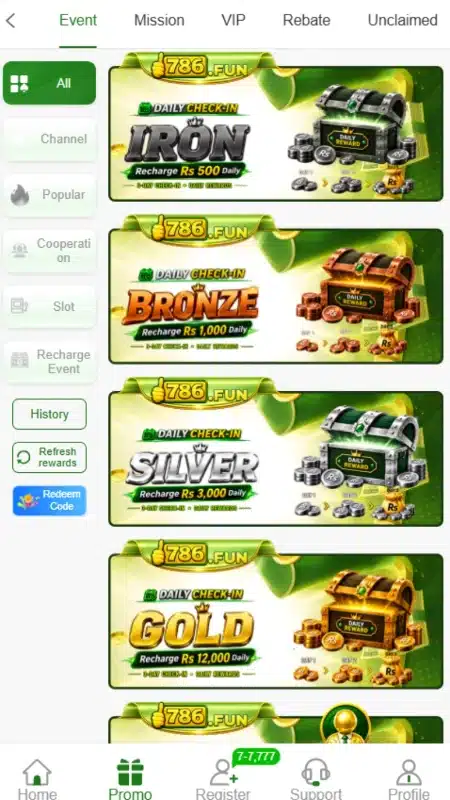 786fun-Game-bonuses