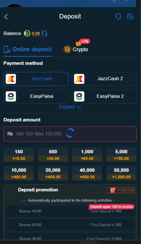 pkrbet-deposit-options