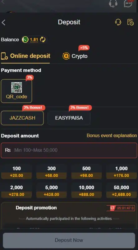 718SP-Deposit-options