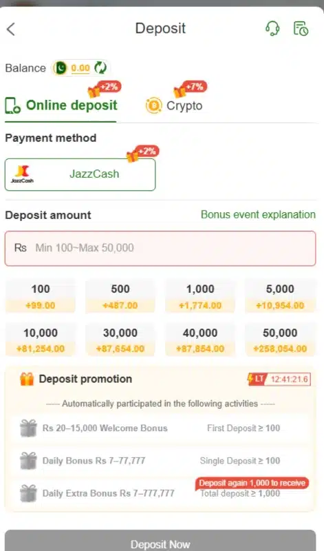 786fun-deposit-options