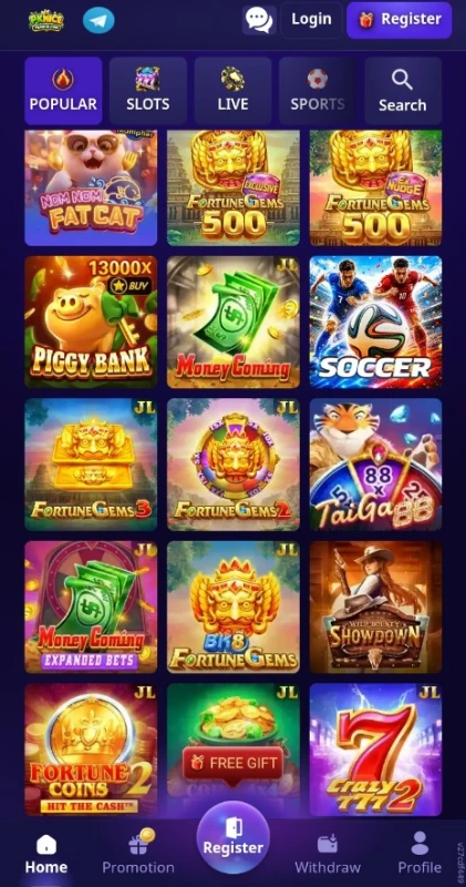 PKNICE-Games-Lobby
